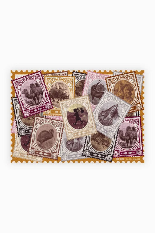 Runaway Stamps - 1000 Piece Puzzle - Limited Edition