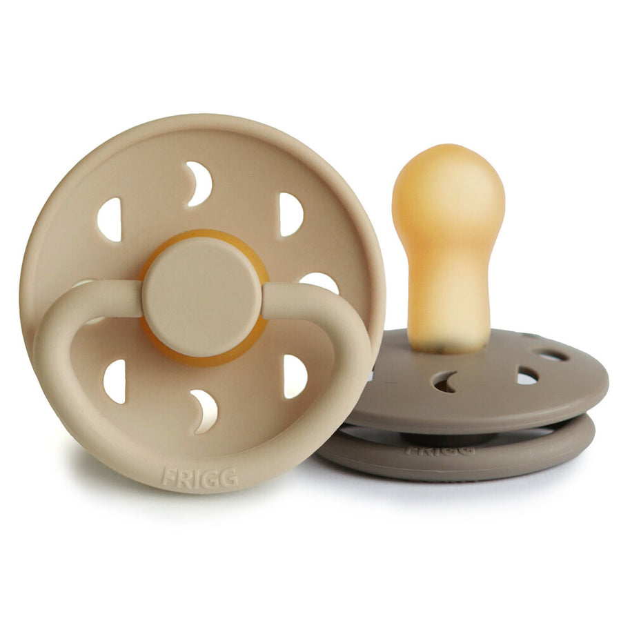 Frigg Moon Phase Latex Pacifier Croissant/Portobello