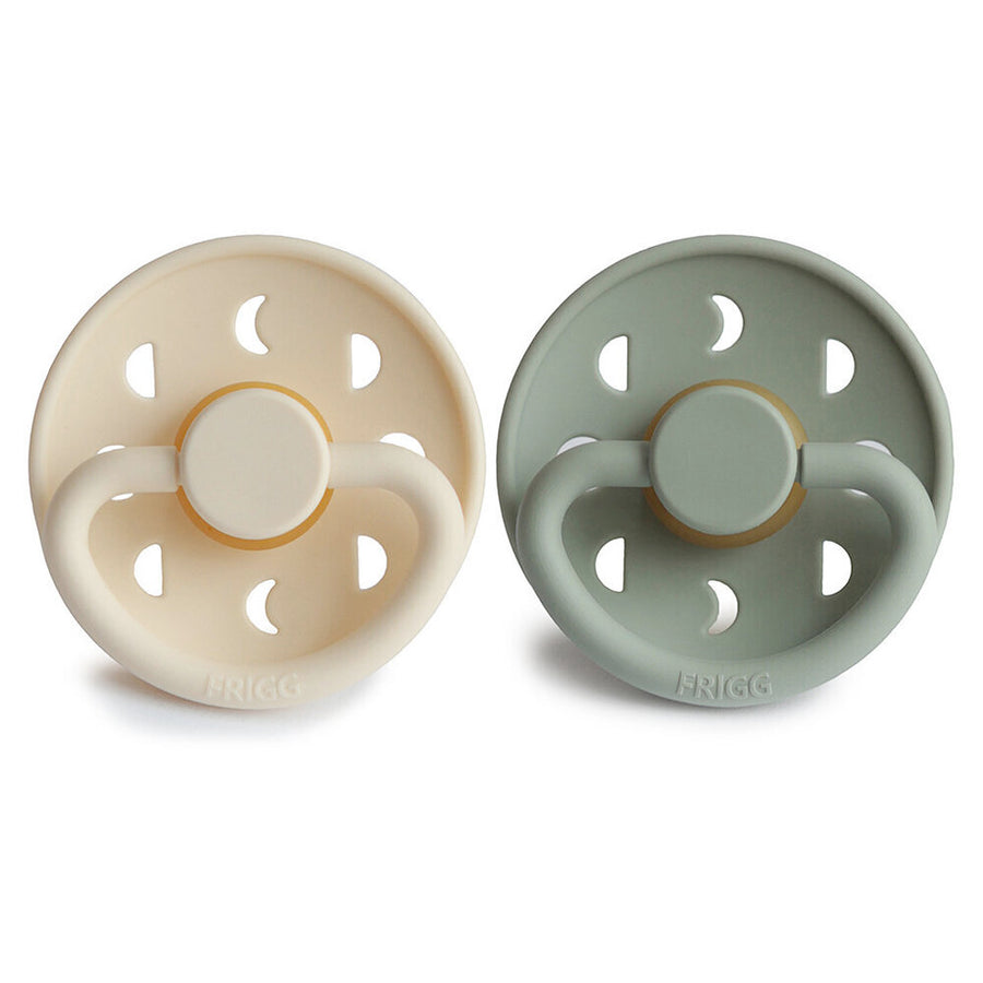 Frigg Moon Phase Latex Pacifier Cream/Sage