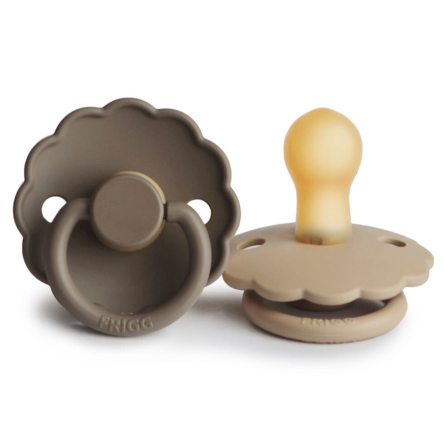 Frigg Daisy Latex Pacifier Portobello/Croissant