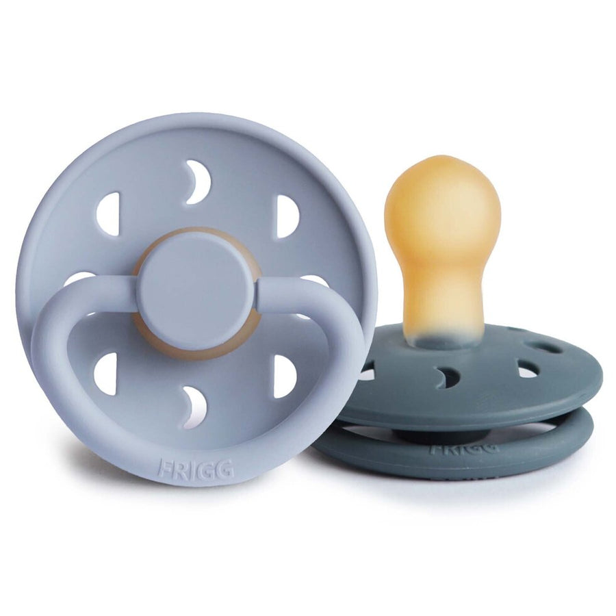 Frigg Moon Phase Latex Pacifier Powder Blue/Slate