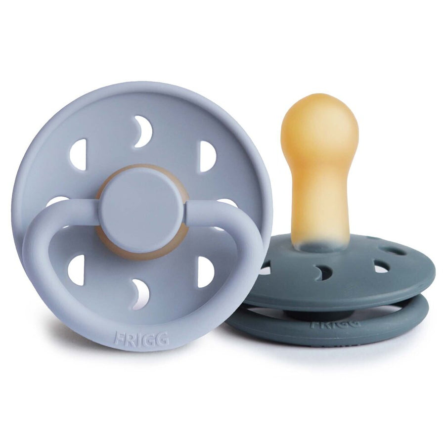 Frigg Moon Phase Latex Pacifier Powder Blue/Slate