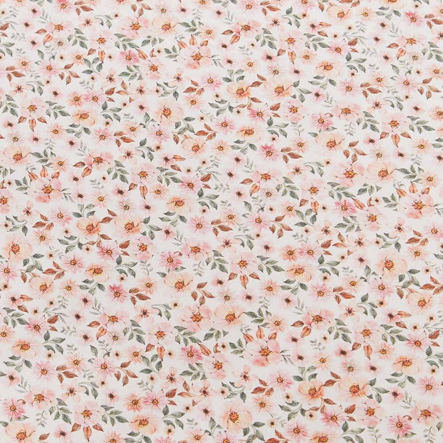 Spring Floral Fitted Cot Sheet
