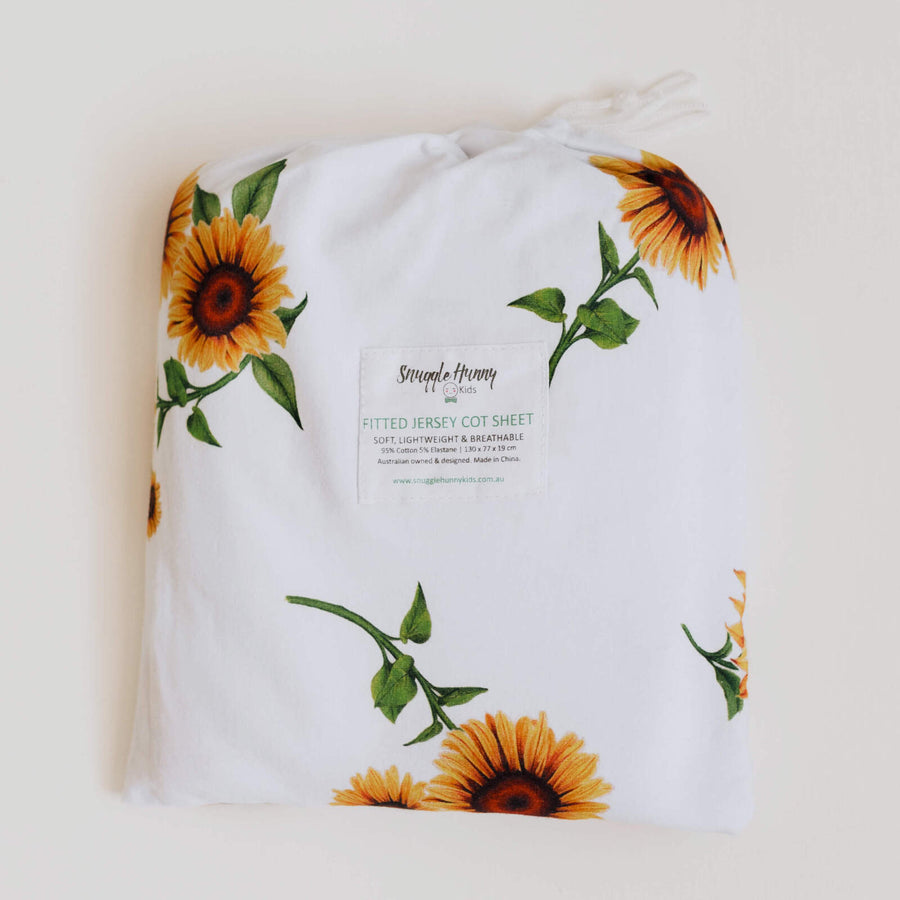 Sunflower Cot Sheet