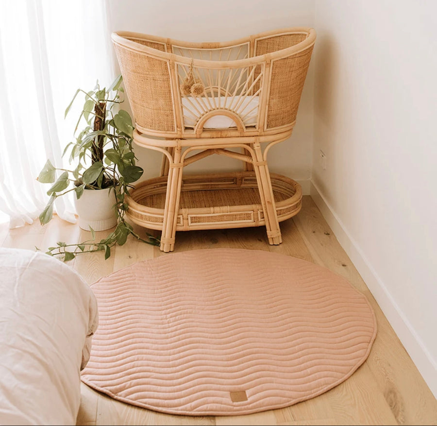 Blush Linen Play Mat
