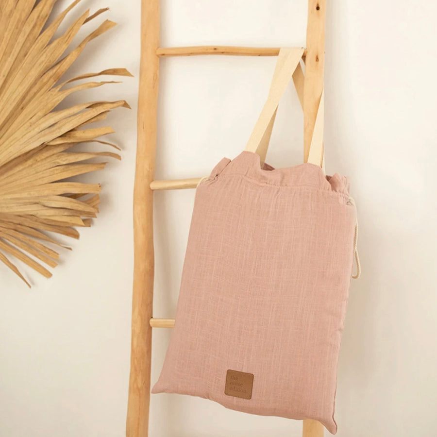 Blush Linen Play Mat