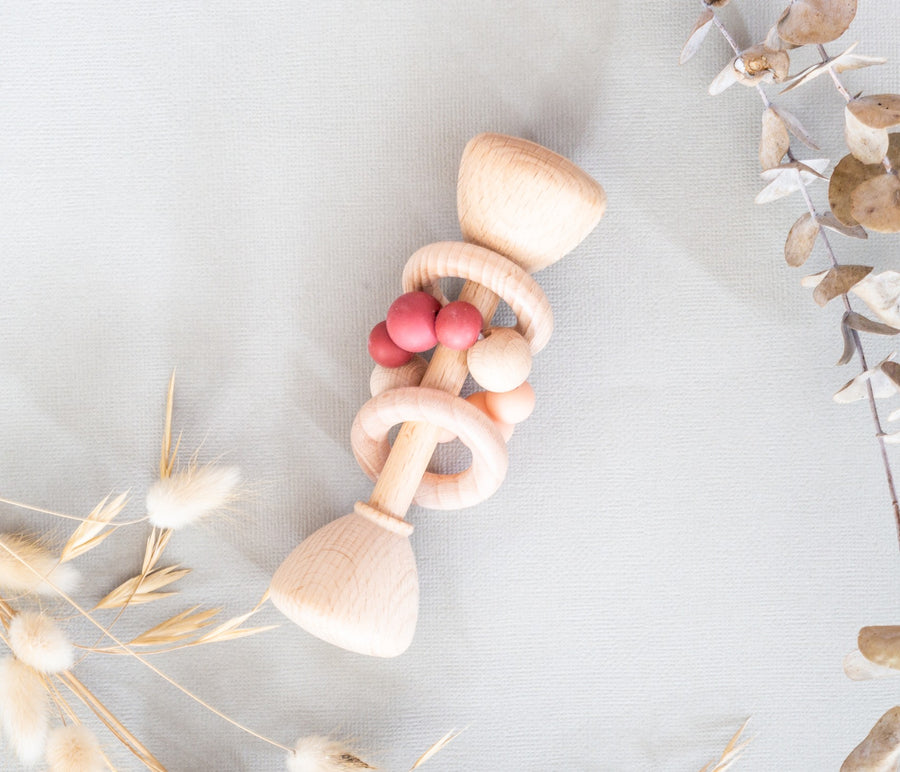 Natural Wooden Rattle