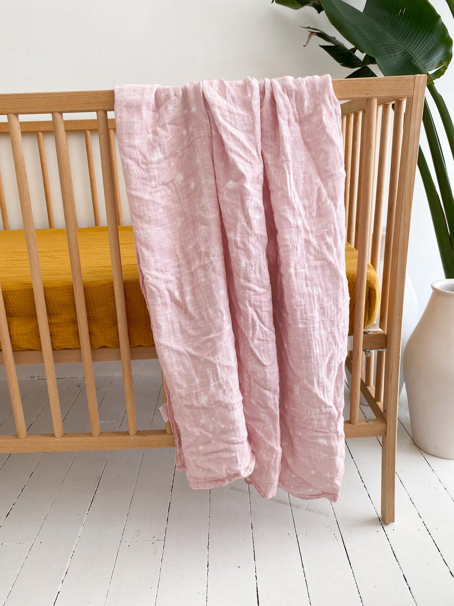Celestial Pink Bamboo/Cotton Wrap
