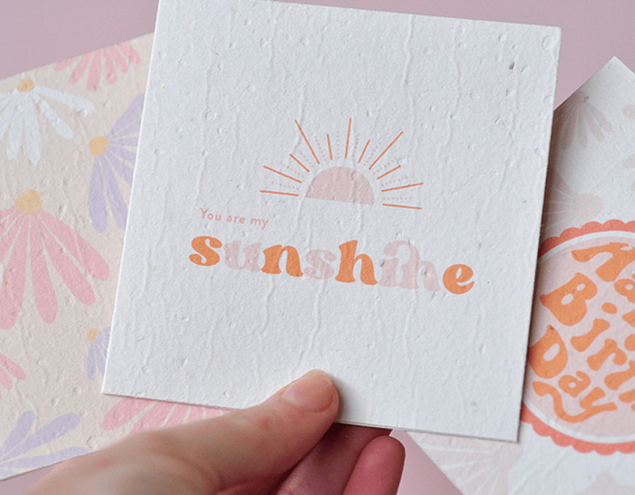 You Are My Sunshine Plantable Gift Card