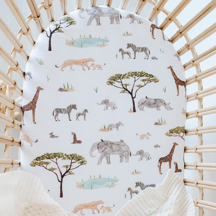 Safari Bassinet Sheet