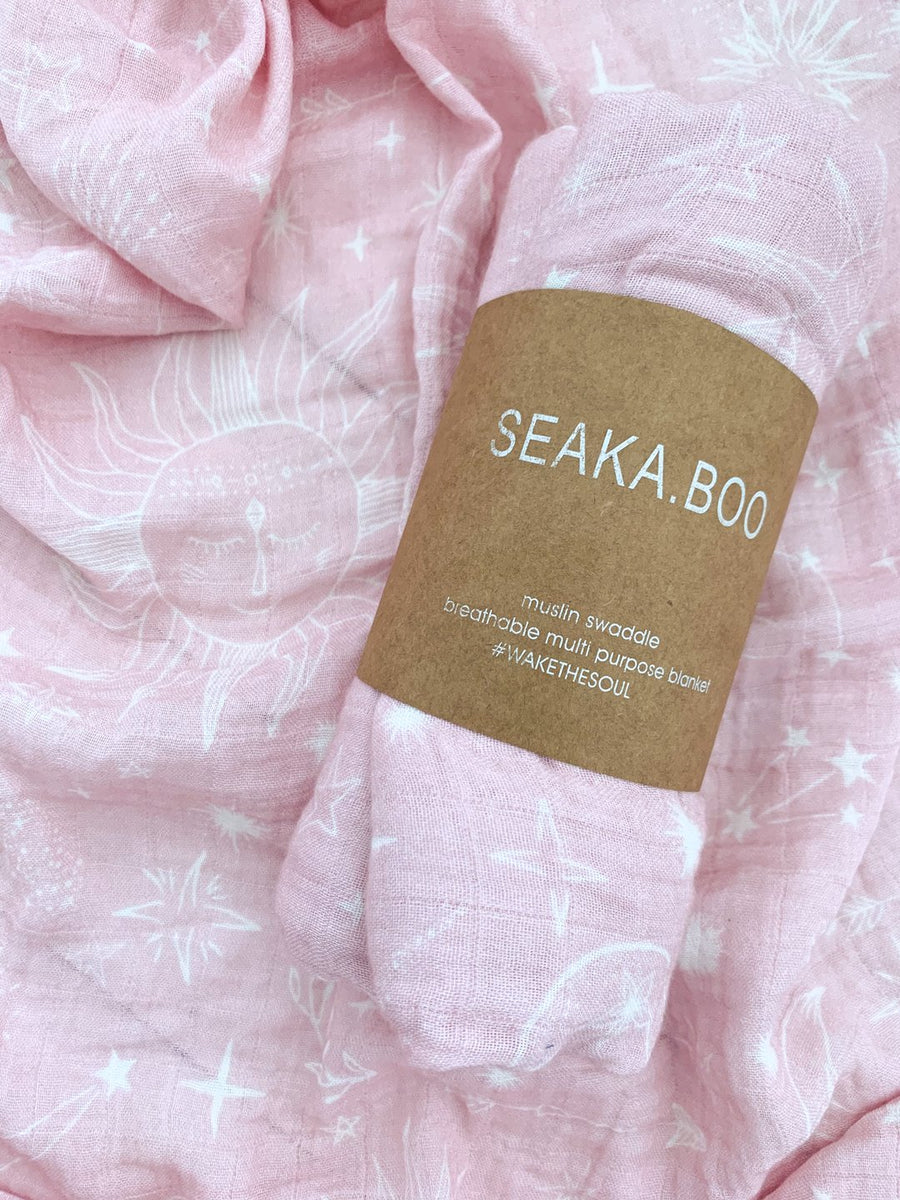 Celestial Pink Bamboo/Cotton Wrap