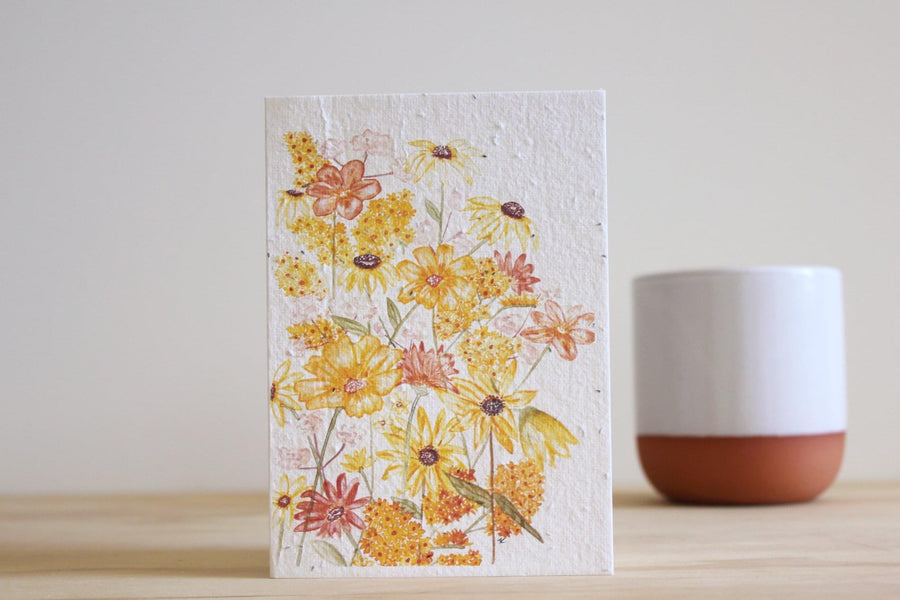 Shades of Sunshine Blooming Card