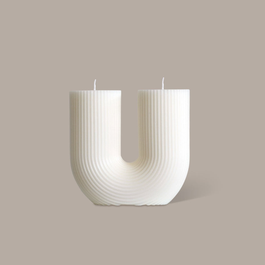 Curl Curl Candle White