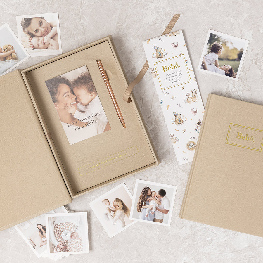 Preorder Bebe Baby Book With Keepsake Box & Pen