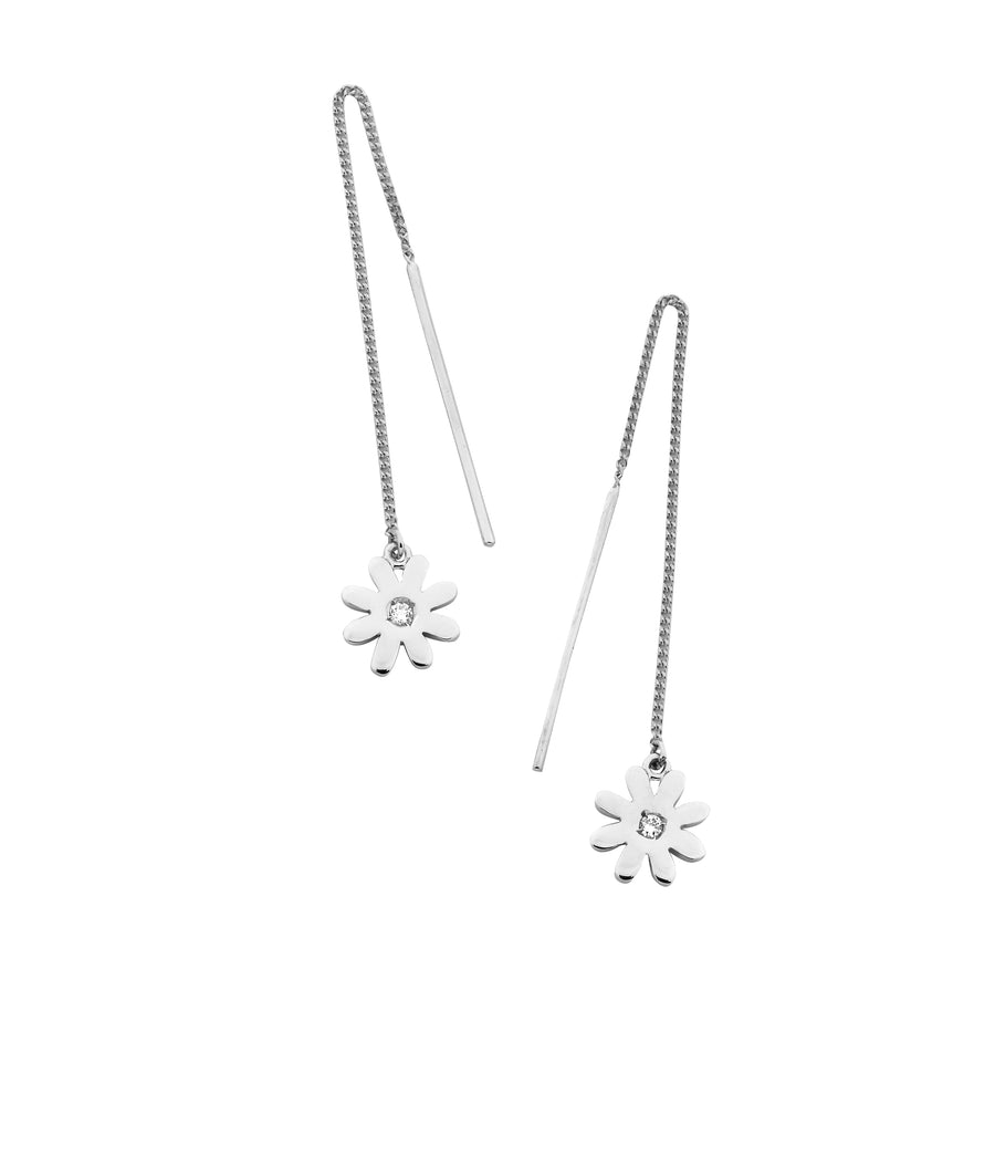 Daisy Thread Earrings with 2x70PC Diamonds STG