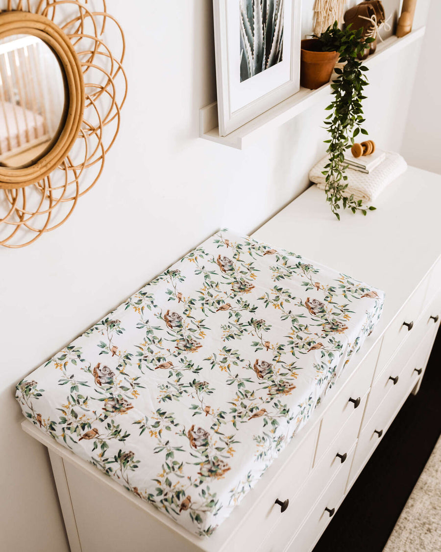 Eucalypt Bassinet Sheet